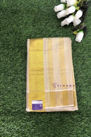 Kerala Golden Tissue Set Saree