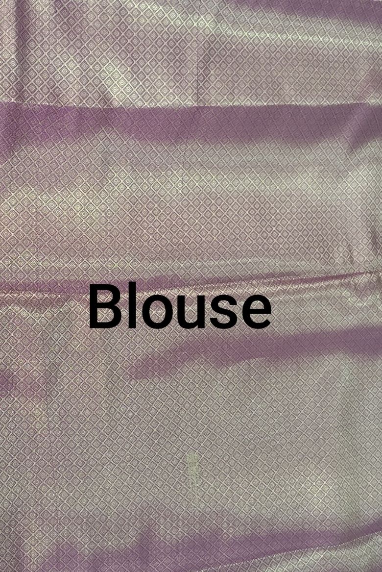 Golden-Yellow Kanjivaram Silk Saree - Image 3