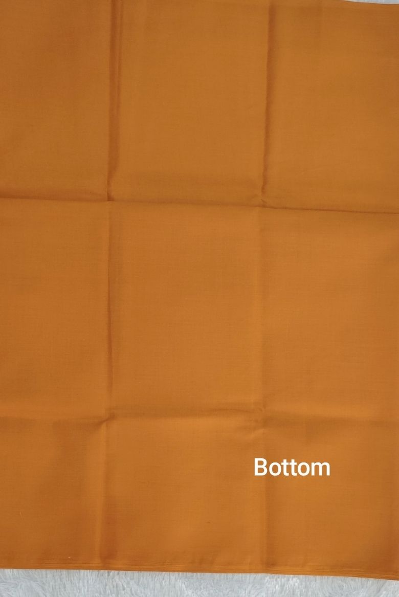 Dark Green Patola Printed Cotton Salwar Suit Material - Image 3