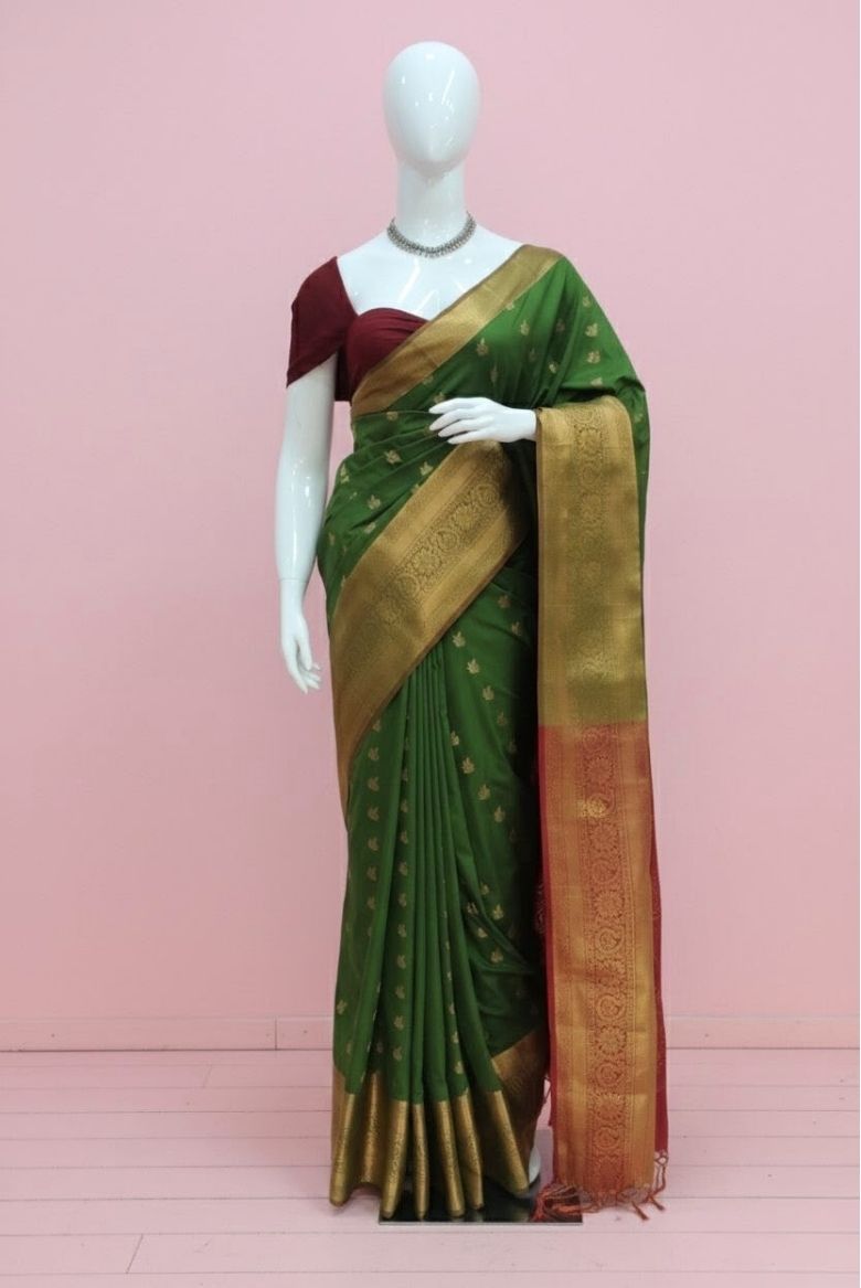 Green Kanjivaram Silk Saree