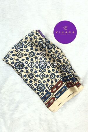 Premium Beige Modal Silk Saree